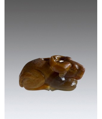 A Chinese Brown Bull Six Dynasty 222-589