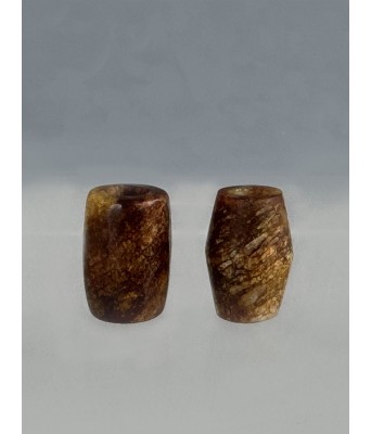 Pair of Chinese Jade Le Spring Autumn Period to Warring states Period BC770-BC221