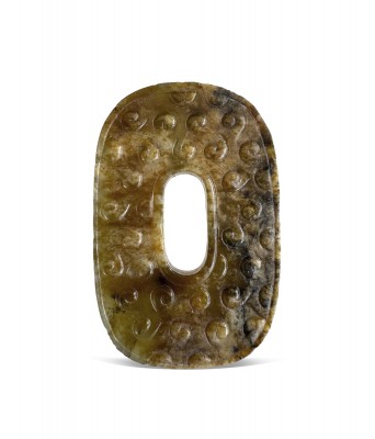 A Chinese Jade Corn Pattern Fitting Spring Autumn Period to Warring states Period BC770-BC221
