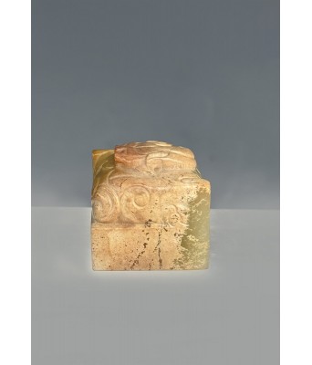 A Chinese Jade Dragon Seal Ming Dynasty 1368-1644