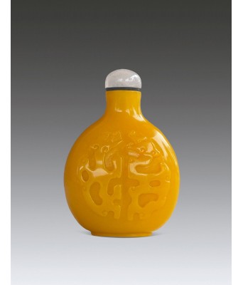 A Chinese Yellow Jade Goat Seal Ming Dynasty 1368-1644