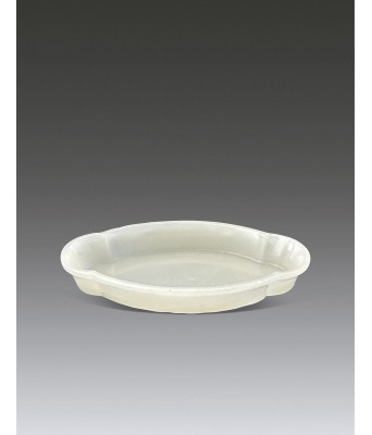 A Chinese White Jade Waterwasher Qing Qianlong Period