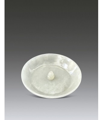 A Chinese White Jade Incense Holder Qing Qianlong Period