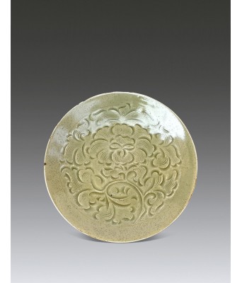 A Chinese Carved Yaozhou Lotus Bowl Song Dynasty 960-1127