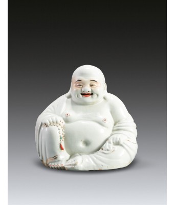A Chinese Famille Rose Buddha Qing Dynasty