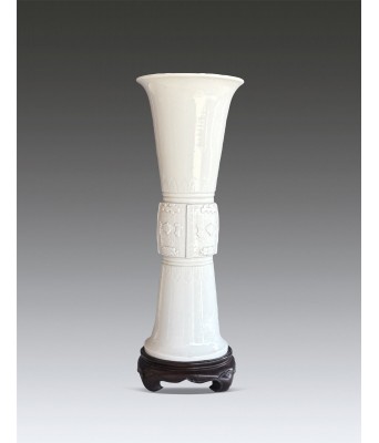 A Chinese White Glazed Gu Qing Kangxi Period 1661-1722