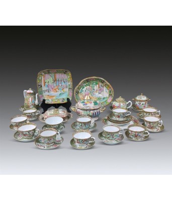 A Group of Famille Rose Ware Qing Dynasty 1644-1912