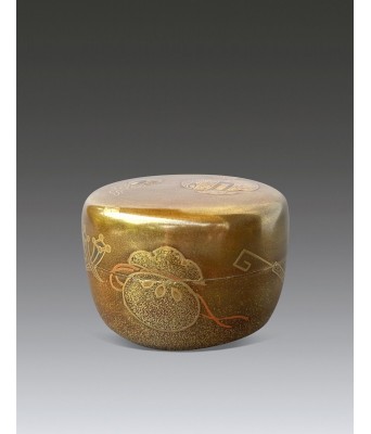 A Japanese Kimae  Lacquer Teapot