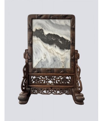 A Chinese Landscape Stone Qing Dynasty