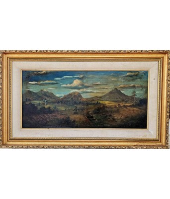 Soedjojono 油画清晨风景 1913-1985