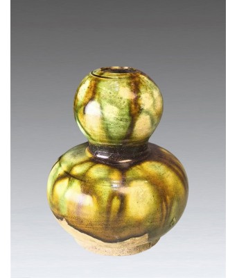 唐代三彩葫芦瓶