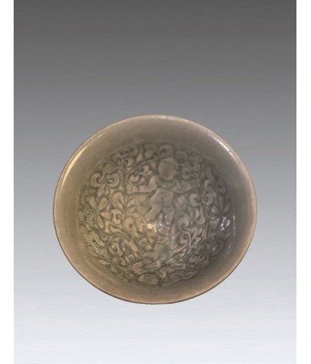 宋耀州刻花婴戏碗