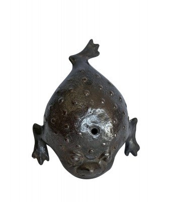 清早期三足金蟾铜水注