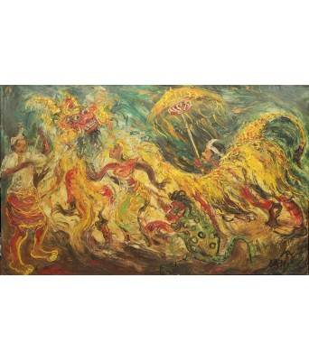 Affandi 油画舞狮
