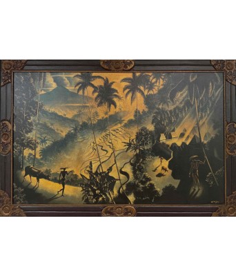 Walter Spies油画风景