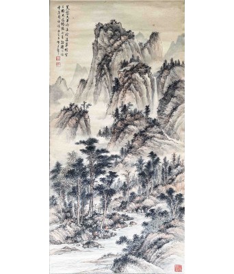 黄君璧山水立轴