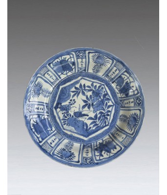 明万历青花草虫纹大盘1572-1620