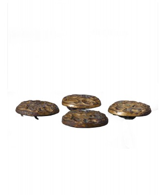 汉代铜鎏金龙纹佩饰一套四件 BC202-AD220